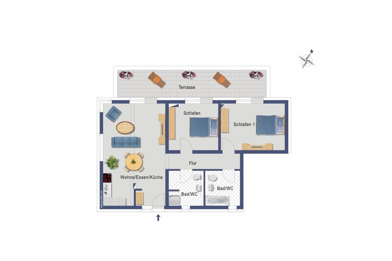 Haus Seven Seas - Wohnung Indik Heringsdorf  Buitenkant foto